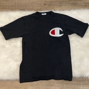 Champion Heritage Big C Patch Black T-Shirt